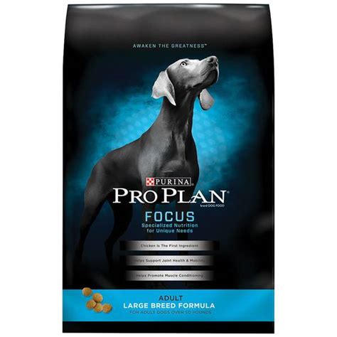 Check spelling or type a new query. Purina Pro Plan Focus Adult Large Breed Dog Food, 18 lb ...