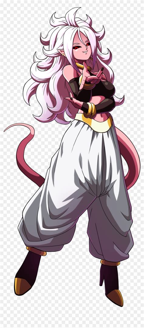 It premiered on fuji tv on april 5, 2009, at 9:00 am just before one piece and ended initially on march 27, 2011, with 97 episodes (a 98th episode. Dragon Ball Fighterz Transparent Image - Dragon Ball Android 21 Clipart (#124332) - PikPng