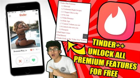 3.1 what is tinder platinum? (2021)TINDER++ UNLOCK ALL PREMIUM FEATURES FOR FREE ...