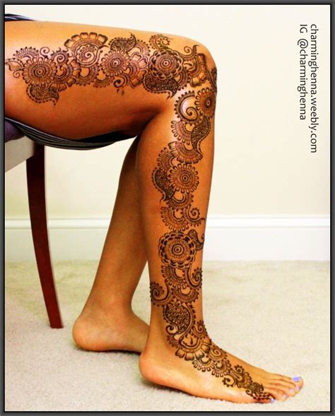 See more ideas about thigh henna, henna, henna tattoo. Leg henna ️ | Leg henna, New tattoo designs, Mendhi tattoo