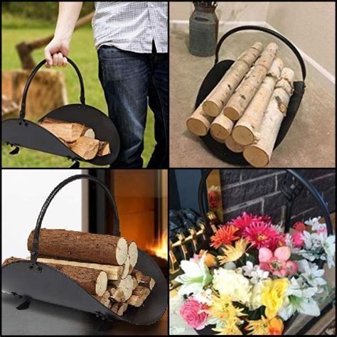 Get the best deal for black metal log baskets from the largest online selection at ebay.com. Firewood Bucket Bin Fireplace Indoor Log Wood Holder Black ...