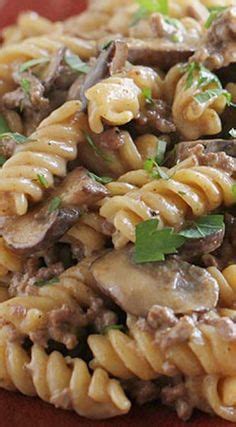 It is nice to have ready in your refrigerator for a crunchy and juicy delight. One Pot Ground Beef Stroganoff | Recipe | Pasta dishes ...