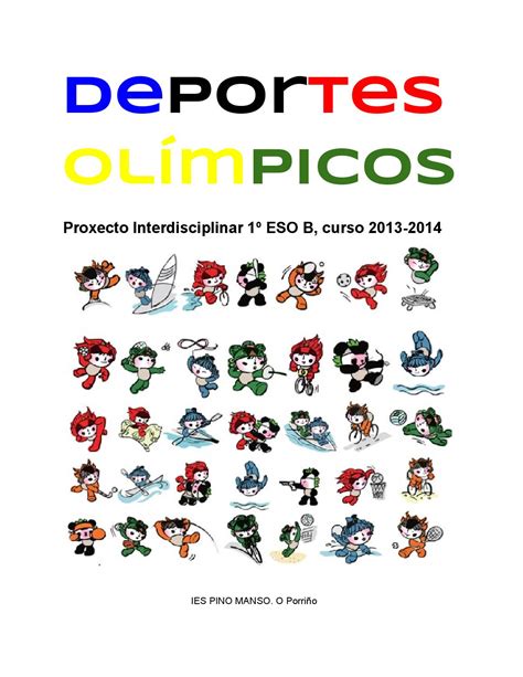 Topic 1 brasil 2016 los deportes olímpicos comprende todos los deportes disputados en las olimpiadas de invierno y verano. Deportes olímpicos by biblioteca pinomanso - issuu