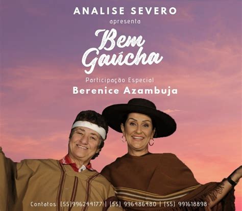 Música 'canto alegretense' na voz de berenice azambuja. BLOG MÚSICA TRADICIONALISTA - Bem Gaúcha - Nova canção de ...