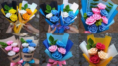 Kemudian dilakukan penggaris dan pensil untuk membuat ukuran itu pada karton. DIY Felt Rose Flower | Cara Membuat Bunga Mawar dari Kain ...