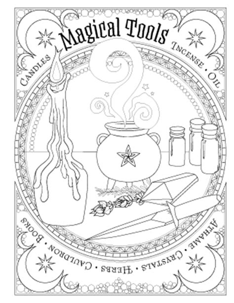 Creative activities within, from drawing and coloring to crafting, will bring you even closer to the source of your magic. Coloring Book of Shadows: Book of Spells - Magical Recipes ...