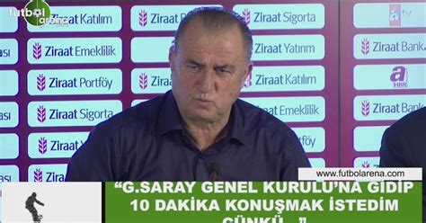 Galatasaray'da, teknik direktör belirsizliği sona erdi. Fatih Terim: "Galatasaray Divan Kurulu'na gidip 10 dakika ...