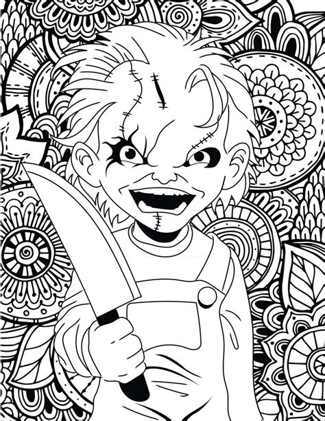 It's time to give adult coloring pages a try, because life can be hard and stressful, and sometimes the best thing you can do is put down your iphone there are lots of benefits to unplugging and getting lost in coloring for a while, which is why it shouldn't be surprising that coloring books are a creative. Image result for little house of horror coloring pages ...