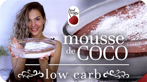 Ele é muito simples, prático e vai deixar os seus familiares e convidados com água na. MOUSSE DE COCO E CHOCOLATE LOW CARB | Sobremesa Fácil e ...