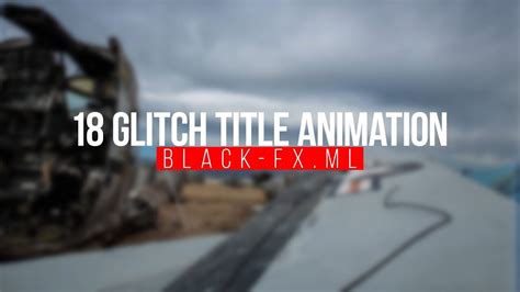 Stylish 3d texts and logos. 18 Glitch Title - Free Download After Effects Templates ...