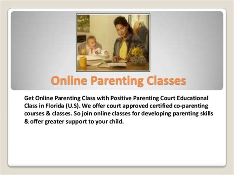 Online parenting course with certificate