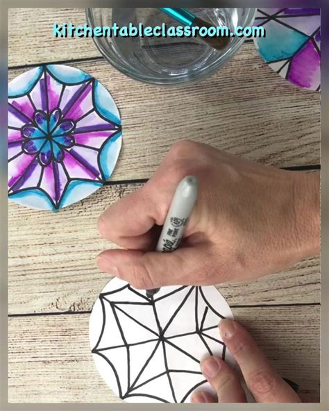 Fill the sky blue color to the camel body. The Easiest Way to Draw a Snowflake- DIY Watercolor ...