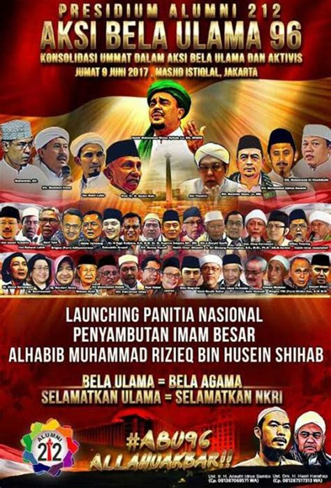 Gatau dia berurusan sama siapa?! Panitia penyambut kepulangan Habib Rizieq di-launching di Istiqlal | merdeka.com