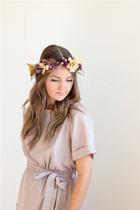 Flower Crown Bridal Crown Succulent Crown Bride Crown | Etsy | Floral crown wedding, Bride crown 