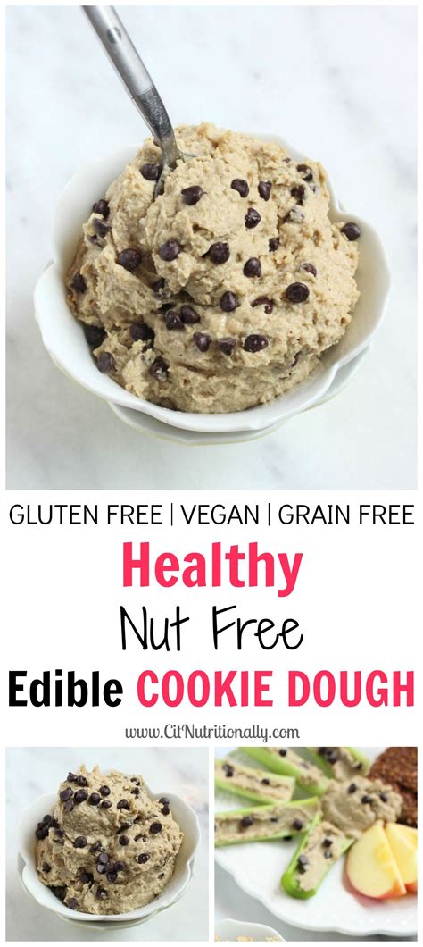The 150 healthiest foods on earth by jonny bowden, ph.d., c.n.s. Healthy Nut Free Edible Cookie Dough - Chelsey Amer ...