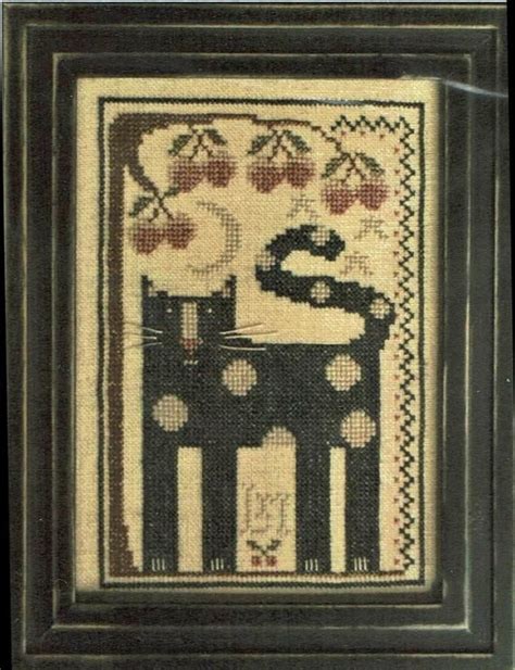 D morgan counted cross stitch patterns. Spot the Cat by La-D-Da Counted Cross Stitch Pattern/Chart ...