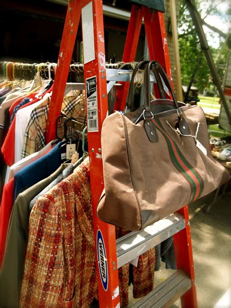 Small objects should be placed on tables, and clothing needs to be on hangers on a clothes rack. Garage Sale - makeshift clothes hanger | Kelsea Groves ...