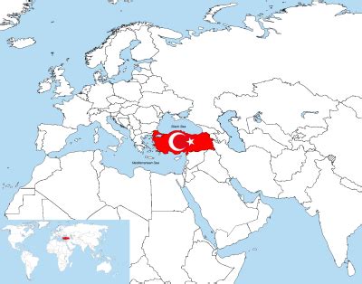 Türkiye tyrkije), tên chính thức là nước cộng hòa thổ nhĩ kỳ (tiếng thổ nhĩ kỳ: Thổ Nhĩ Kỳ thuộc châu Âu hay châu Á