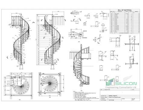 The next step in the stair design is deciding on a style. structural steel shop drawing Service Christchurch ...