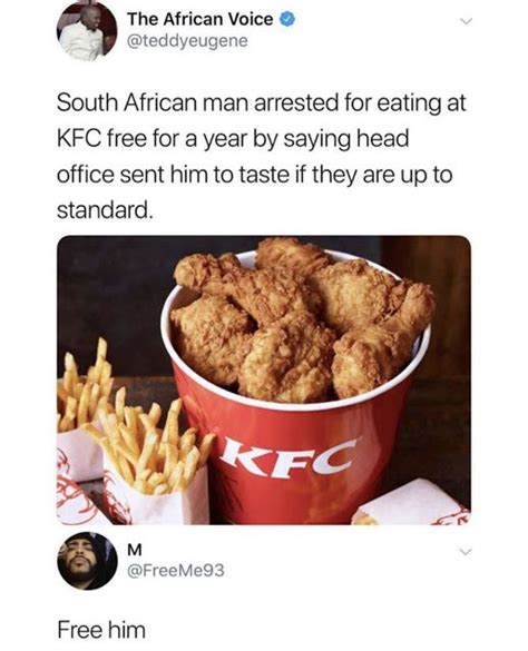 Kfc meme gifs | tenor. #LOL: Funny Tweets About South African Man. KFC | Stupid ...
