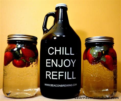 Homemade moonshine distilled from trash dumpster diving to make liquor. Easy Strawberry Infused Moonshine Recipe - Learn to Moonshine