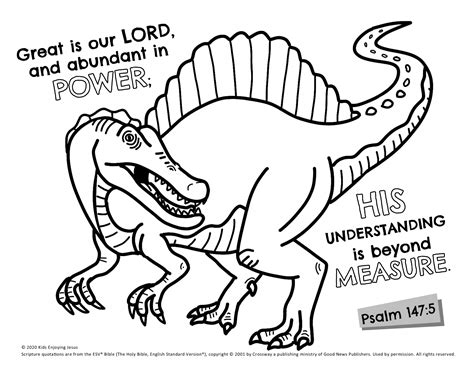 Search through 623,989 free printable colorings at getcolorings. Spinosaurus Coloring Page - Kids Enjoying Jesus