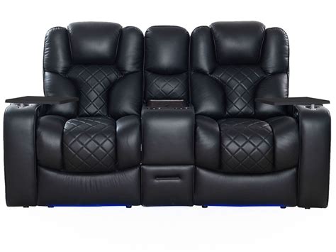 Just like other couches, the reclining loveseats can also be available in various different designs the importance of loveseat recliner. Octane Seating Big & Tall Vega LHR Loveseat with Storage ...
