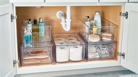 Best kitchen improvements under $100. 11 Genius Ideas to Up Your Under-the-Sink Storage Game | Under the sink storage, Under sink ...