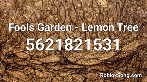 Music id codes for roblox.if you. Fools Garden - Lemon Tree Roblox ID - Roblox music codes