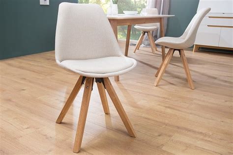 Makika design stuhl retro stuhl esszimmerstuhl sitzgruppe bürostuhl 4 set büro. Retro Stuhl SCANDINAVIA MEISTERSTÜCK weiß Massivholzbeine ...