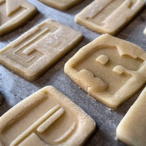 Fancy script alphabet letters cookie stencil monogram available. Fancy - Letter Pressed Cookie Cutters