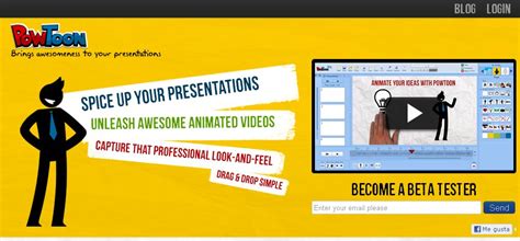 It is a video creating tool to engage you, visitors. PowToon, útil herramienta para crear vídeos didácticos