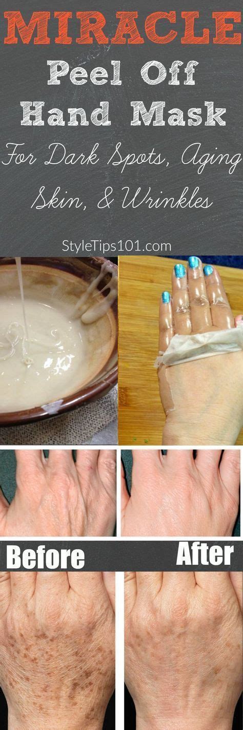 There are two main types of products you can reach for: DIY Peel Off Hand Mask For Younger Looking Hands | Hand ...