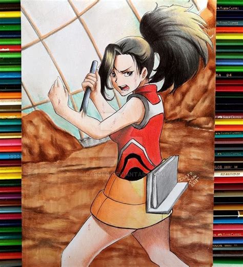 Her purple eyes widened in fear as yaoyorozu's bare feet splashed against the sea. Momo Yaoyorozu: Original Fanart by (IcaroLQ) : ImaginaryAnime