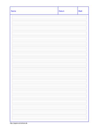 Ein beigelegtes linienblatt ermöglicht gerades schreiben.weitere informationen. Grundschulpapier kostenlos selbst ausdrucken