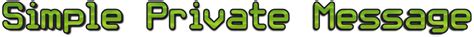 Specifies the player(s) to send the message to. Simple Private Message | SpigotMC - High Performance Minecraft