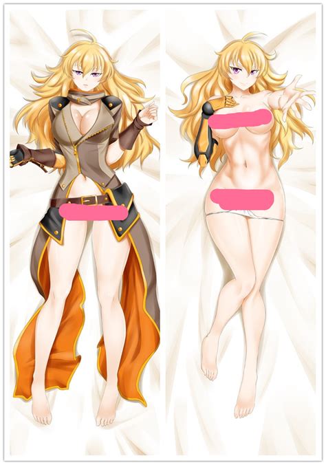 Body long sleep pillow cute giraffe zebra crocodile doll lazy bed on big doll. Anime RWBY Blondie Yang Xiao Long Dakimakura Hugging Body ...