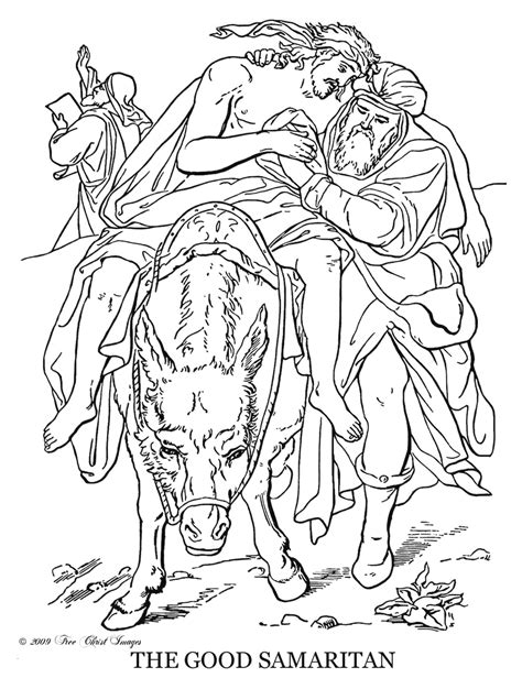 What did the priest do to the good samaritan? Free Bible Coloring Book Pages, Printable Bible Coloring Page