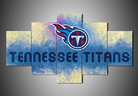 Check spelling or type a new query. Tennessee Titans - Team 1 - Sport 5 Panel Canvas Art Wall Decor - Canvas Storm