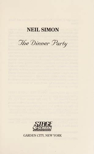 The official database for broadway theatre information. The dinner party (2000 edition) | Open Library