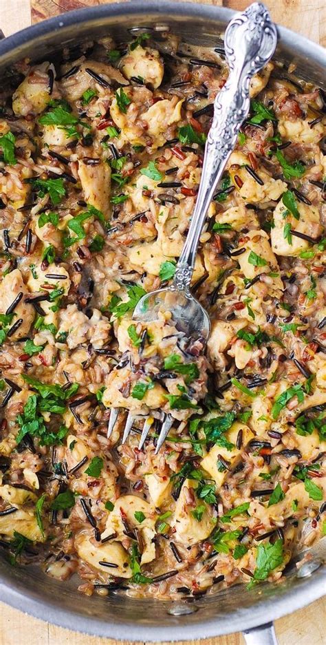 It's the type of recipe we turn to time after time again during the fall and winter, just like roast. Chicken and Wild Rice in a creamy Parmesan sauce in 2020 ...