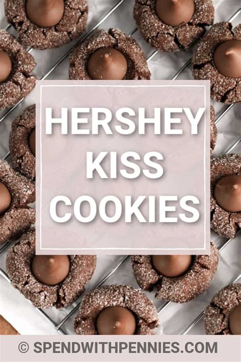 You will also need a cookie sheet these christmas pretzel treats with a kiss in the center and an m&m on top are so easy to make. Hershey Kiss Cookies {Chocolate Sugar Cookies} - Spend ...