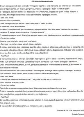 100 historias bem dispostas | antonio torrado. PNEP Macedo 2008/09: Leitura e compreensão de textos