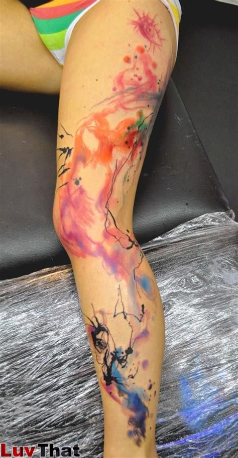 Here are 25 examples of watercolor tattoos that will help you decide whether or not they're worth the risk: 25 Amazing Watercolor Tattoos - LuvThat