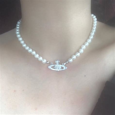 The vivienne westwood pearl choker. Vivienne Westwood Pearl Necklace - Tradesy