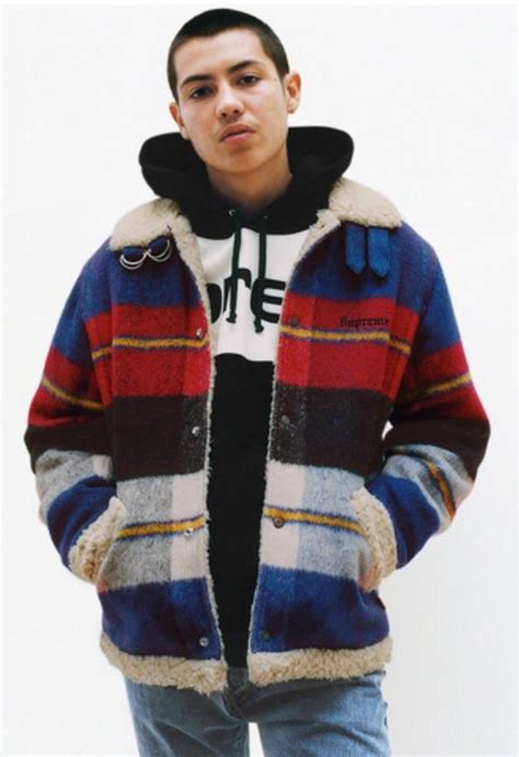 Supreme 16ss shadow plaid bomber jacket black ltop rated seller. WTB Supreme Plaid Shearling Bomber Red, Size M/L ...