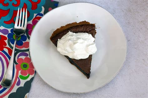 Line crust with a double thickness of foil. World's Best Chocolate Pie Recipe