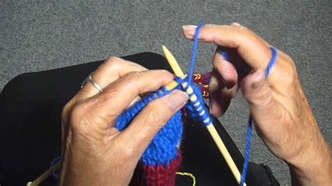 With 3mm needles, cast on 22 sts. YO K2 tog | Knitting tutorial, Knitting videos, Knitting yarn