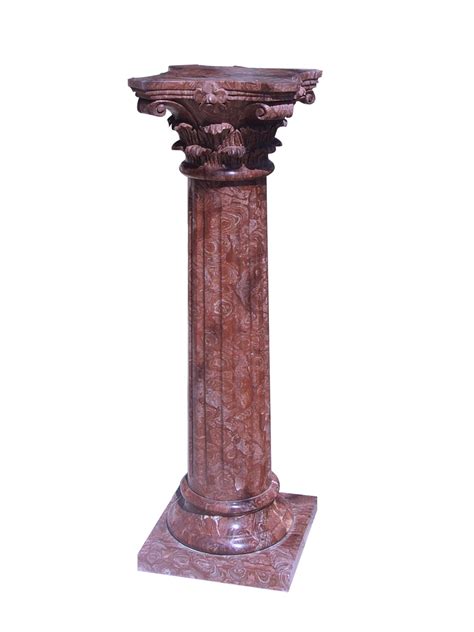 China Stone Carving Column Pedestal, Marble Carving Base (23002) - China Marble Column, Column