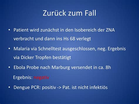 Ein schnelltest ist eine standardisierte diagnostische laboruntersuchung, die ohne großen zeitaufwand und unkompliziert an nahezu jedem ort durchführbar ist. PPT - Fieber in der Notaufnahme PowerPoint Presentation ...